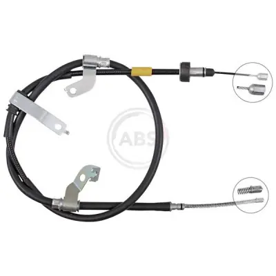 Solo Por Tiempo Limitado Cable de accionamiento, freno de estacionamiento A.B.S. K17476